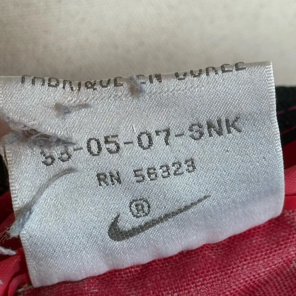 Vintage Nike Duffle Gym Bag 80s 90s Red